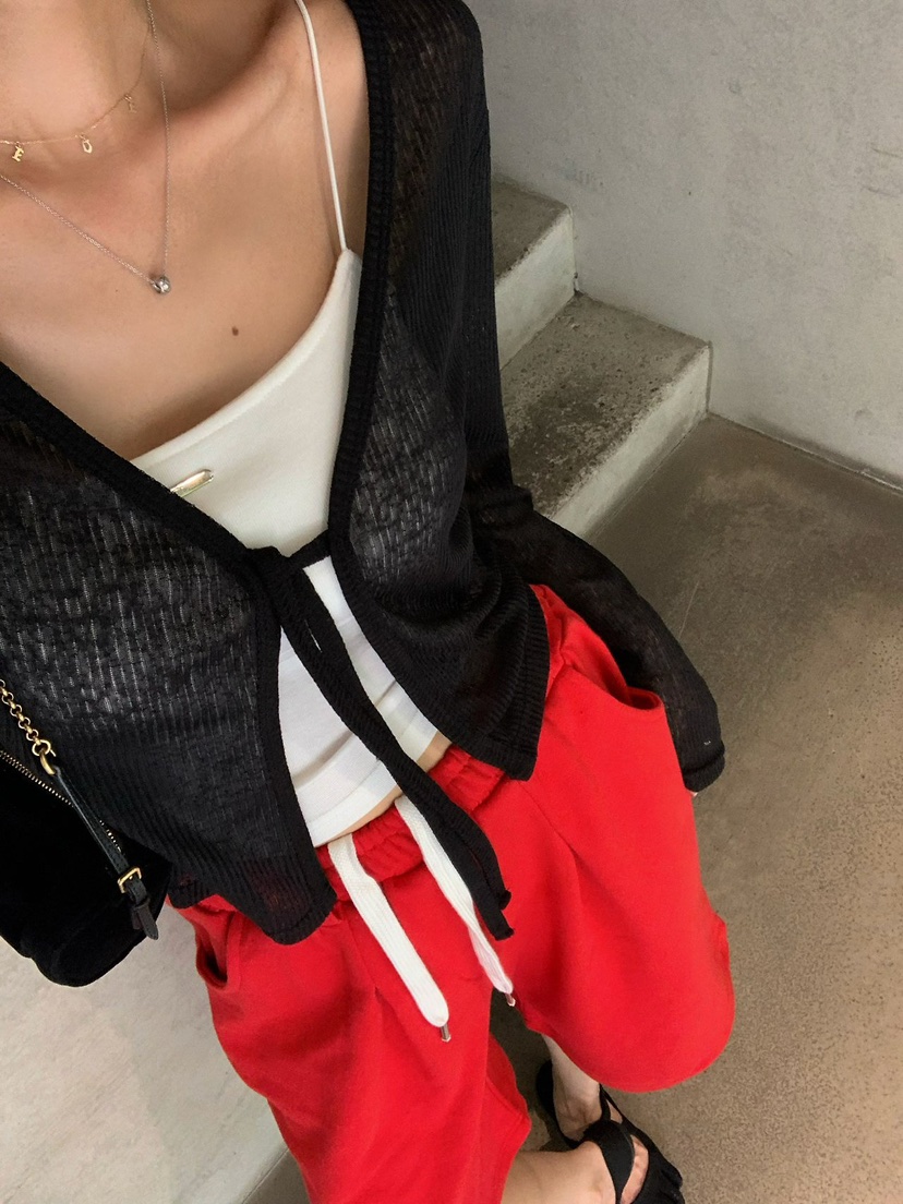 REVE CITE-L韓國代購女士新品熱賣時尚推薦開衫透視開衫REVE CITE-L開衫