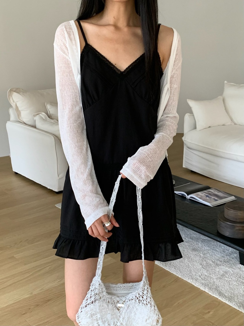 REVE CITE-L韓國代購女士新品熱賣時尚推薦開衫透視開衫REVE CITE-L開衫