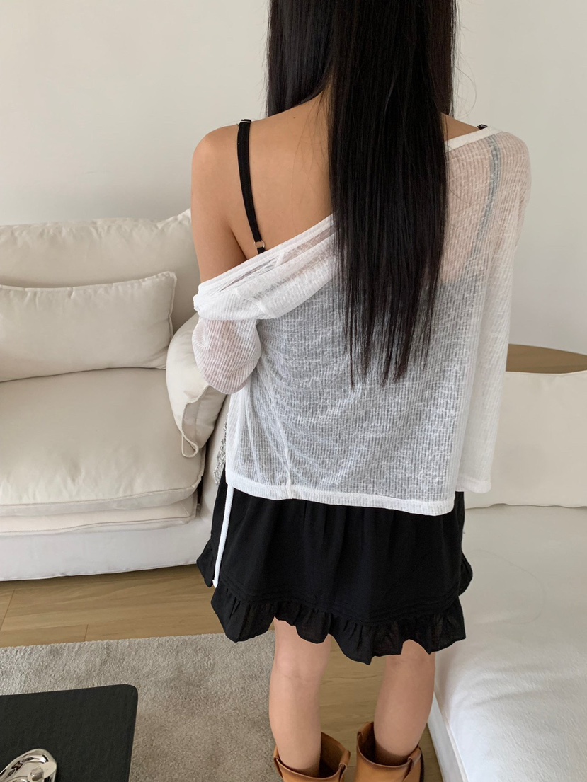 REVE CITE-L韓國代購女士新品熱賣時尚推薦開衫透視開衫REVE CITE-L開衫