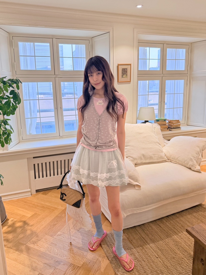 BOUTIQUE-L韓國東大門直郵女士新品26夏季休閑推薦T恤露背BOUTIQUE-LT恤