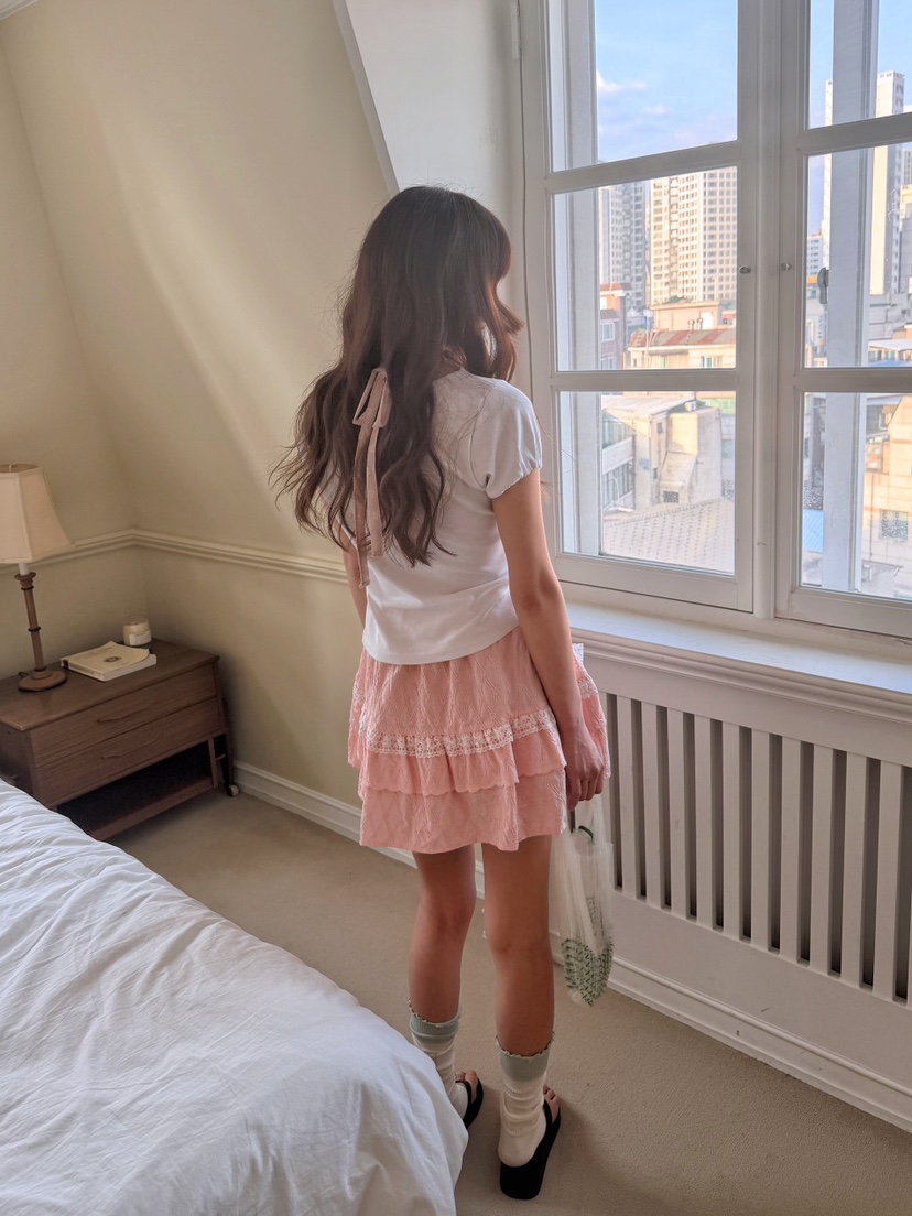 BOUTIQUE-L韓國東大門直郵女士新品26夏季休閑推薦T恤露背BOUTIQUE-LT恤