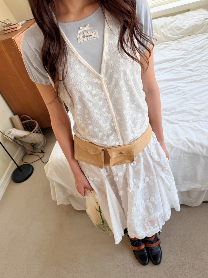 BOUTIQUE-L韓國東大門直郵女士新品26夏季休閑推薦T恤露背BOUTIQUE-LT恤