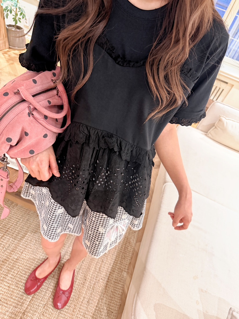 BOUTIQUE-L韓國直郵實拍女裝新款熱賣26夏季推薦T恤蕾絲BOUTIQUE-LT恤
