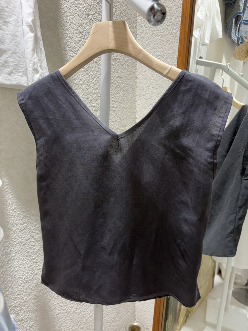 N BROWN韓國直郵女士新品休閑時尚26夏季襯衫蕾絲衫披肩亞麻N BROWN襯衫/蕾絲衫