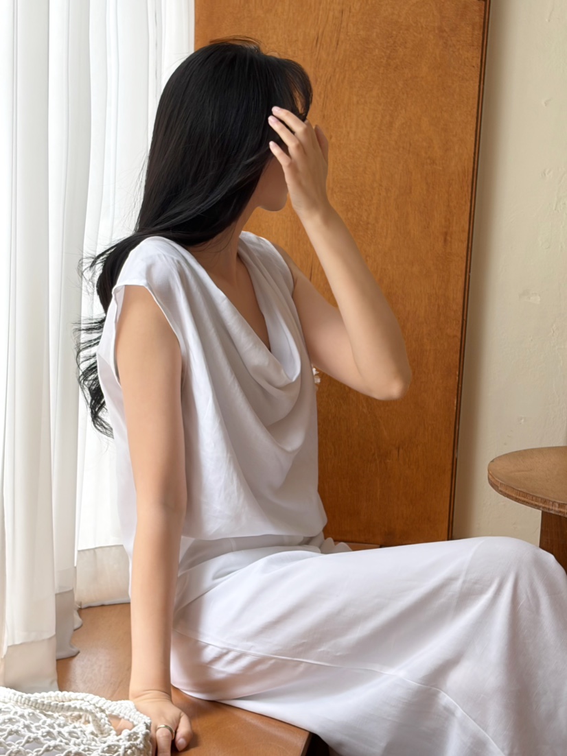 N BROWN韓國直郵女士新品休閑時尚26夏季襯衫蕾絲衫披肩亞麻N BROWN襯衫/蕾絲衫
