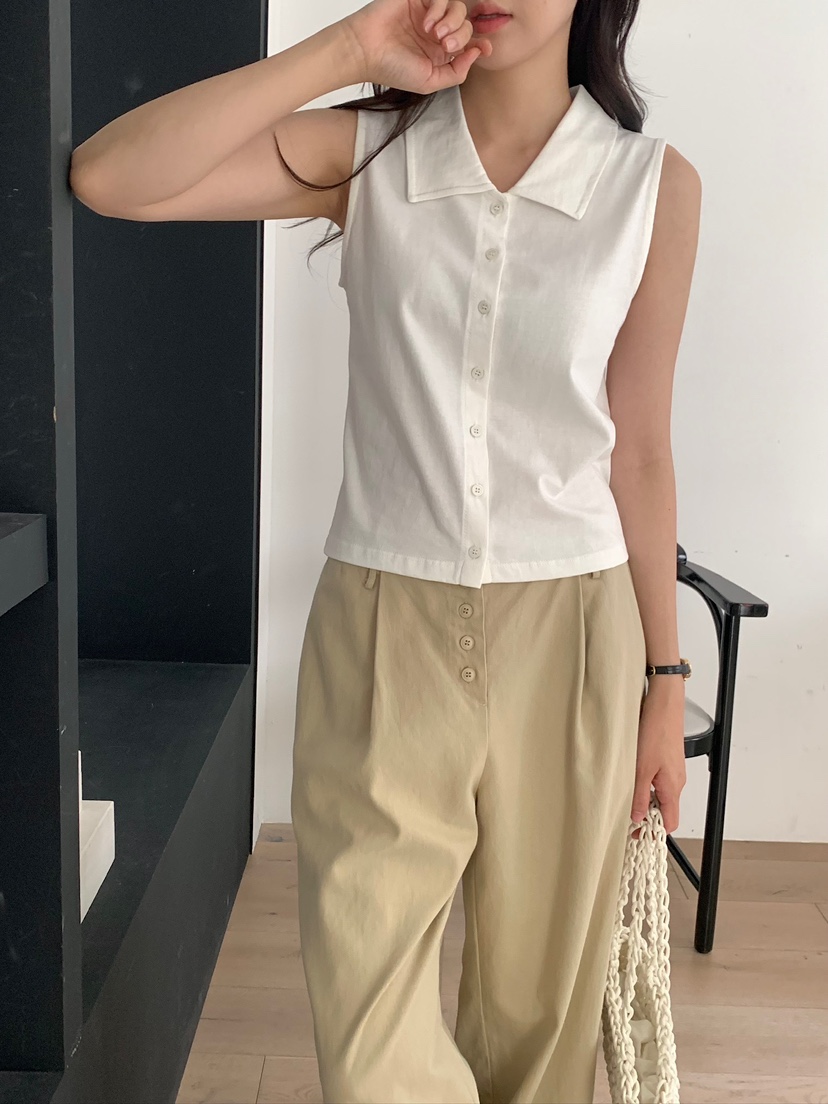 BLEECKER韓國直郵女士新款熱賣26夏季人氣推薦吊帶背心開衫BLEECKER吊帶/背心