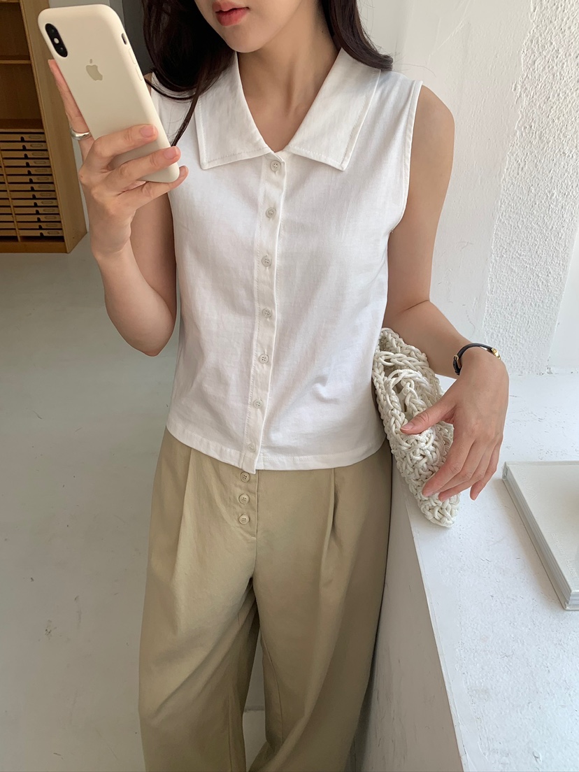 BLEECKER韓國直郵女士新款熱賣26夏季人氣推薦吊帶背心開衫BLEECKER吊帶/背心