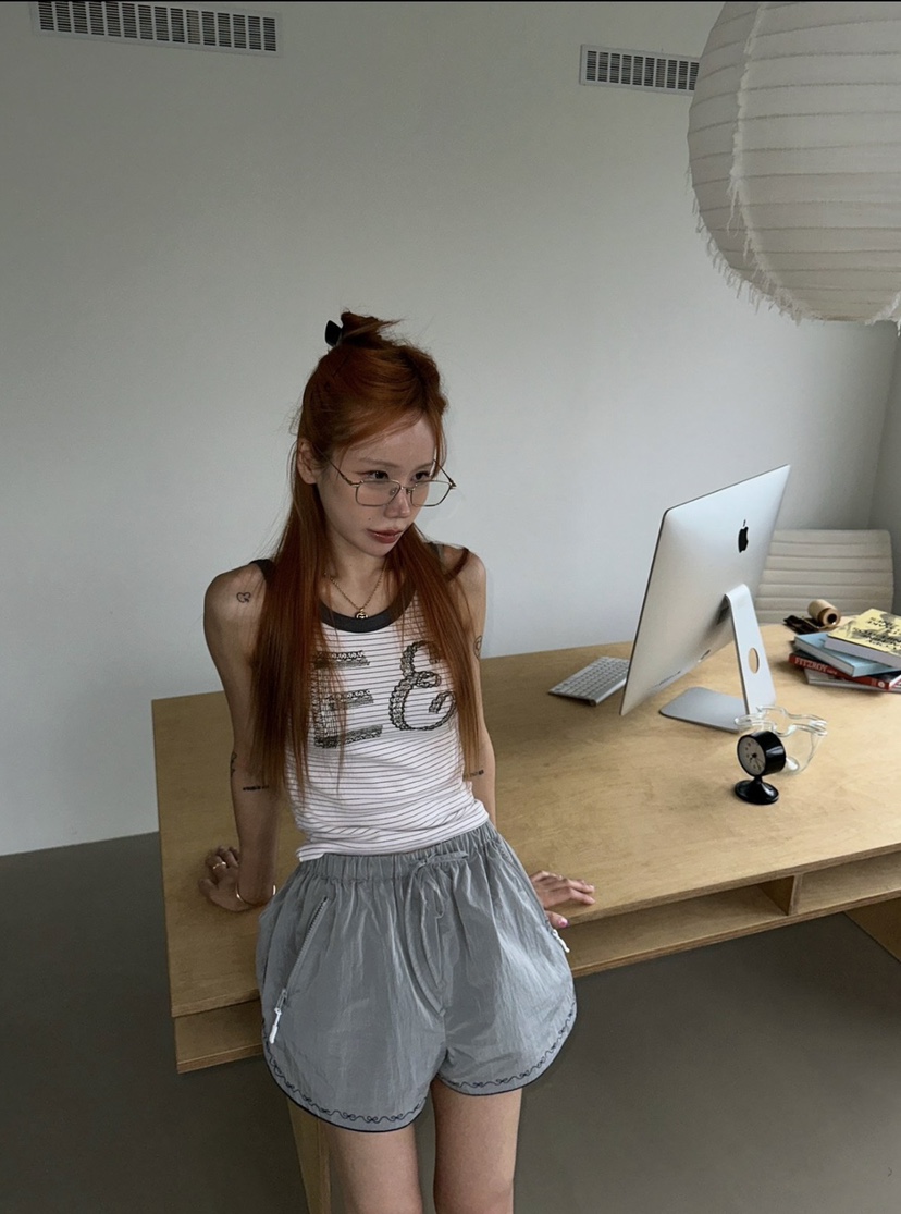 ZEROZERO韓國代購女裝新品推薦時尚26夏季熱賣吊帶背心條紋ZEROZERO吊帶/背心