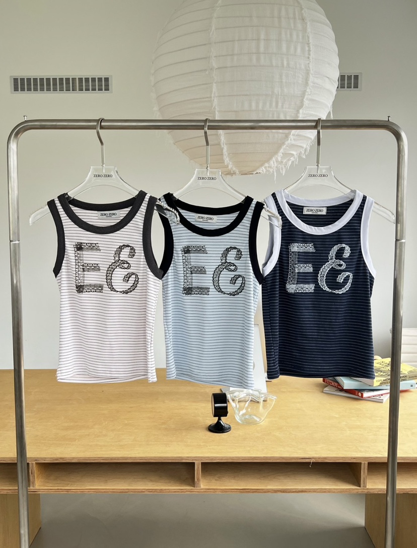 ZEROZERO韓國代購女裝新品推薦時尚26夏季熱賣吊帶背心條紋ZEROZERO吊帶/背心