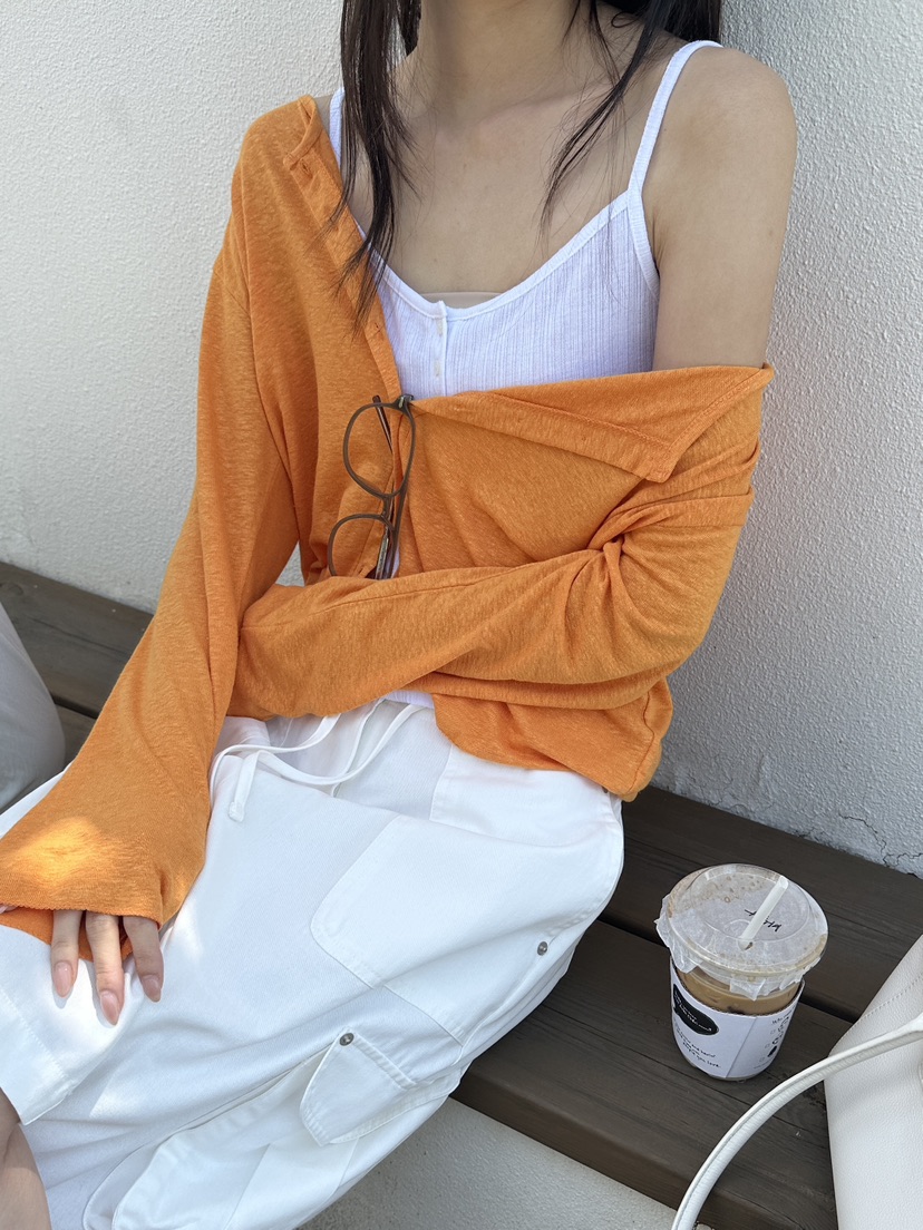 BOWIE韓國直郵女士新款推薦人氣26夏季休閑吊帶背心無袖羅紋BOWIE吊帶/背心