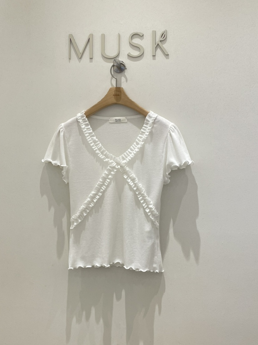 MUSK韓國東大門代購女裝新品熱賣時尚26夏季推薦人氣休閑T恤MUSKT恤圖色1