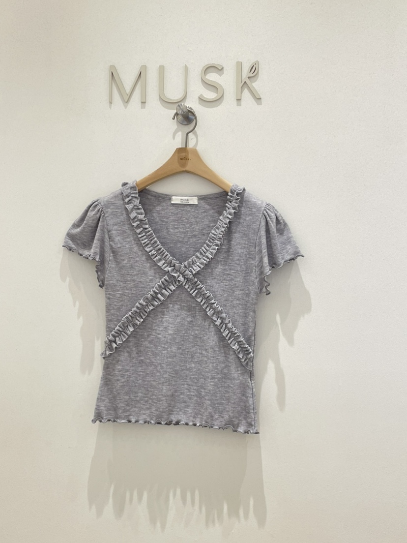 MUSK韓國東大門代購女裝新品熱賣時尚26夏季推薦人氣休閑T恤MUSKT恤圖色2