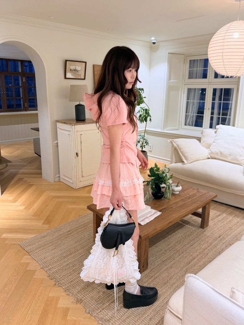BOUTIQUE-L韓國直郵實拍女裝新品人氣時尚休閑熱賣26夏季T恤BOUTIQUE-LT恤