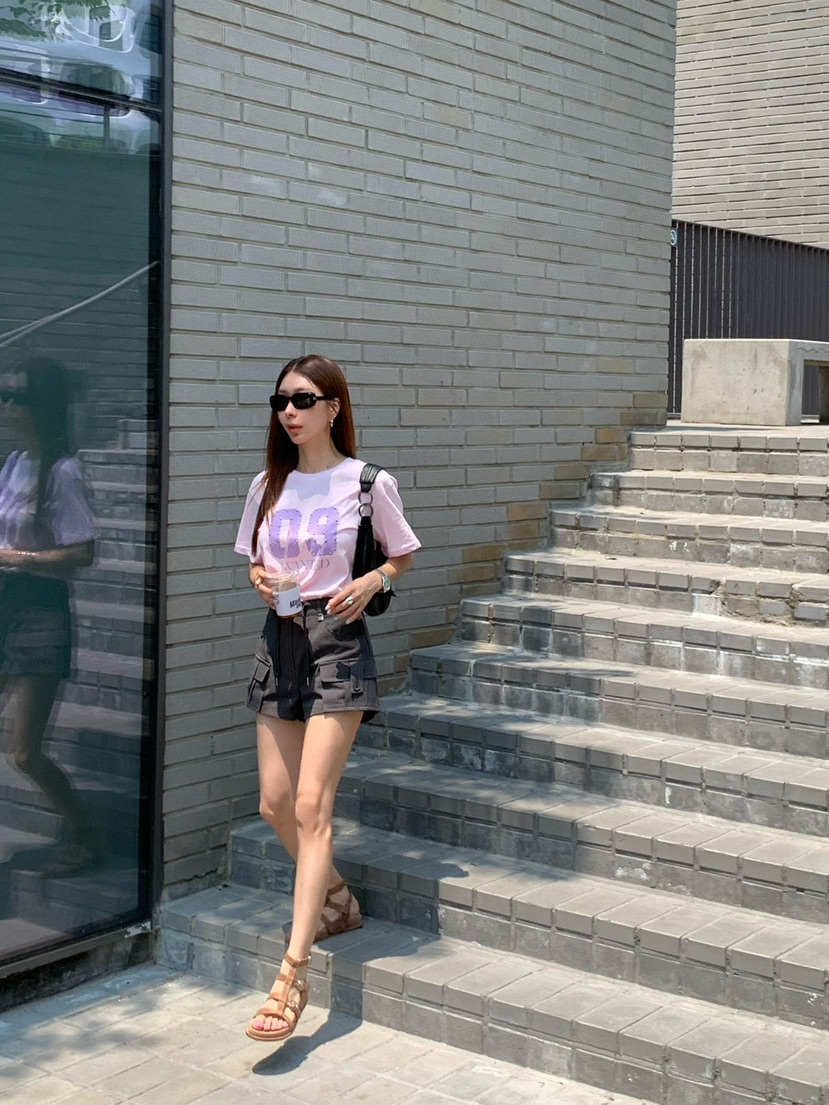 REVE CITE-L韓國直郵女士新款推薦26夏季時尚休閑短褲工裝REVE CITE-L短褲