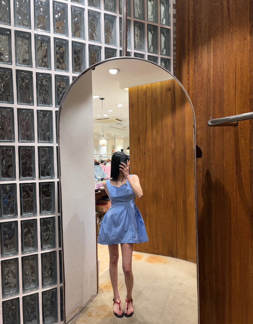 2TWO MOON韓國直郵實拍女裝新款休閑熱賣時尚人氣連衣裙2TWO MOON連衣裙