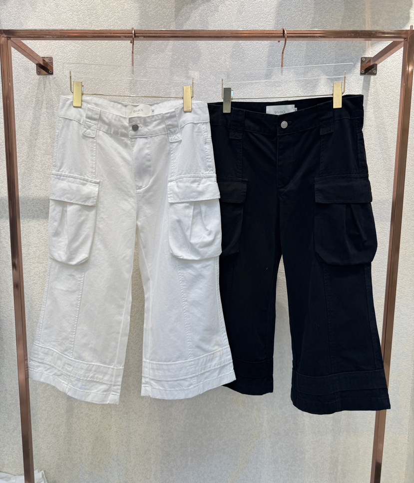 SYMBOL東大門實拍韓國女士新品熱賣推薦26夏季休閑褲工裝褲SYMBOL休閑褲