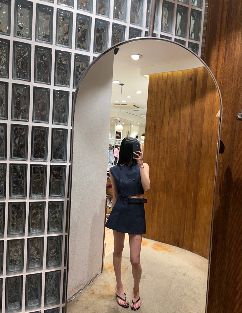 2TWO MOON東大門實拍韓國女裝新品休閑人氣推薦裙褲含腰帶2TWO MOON裙褲