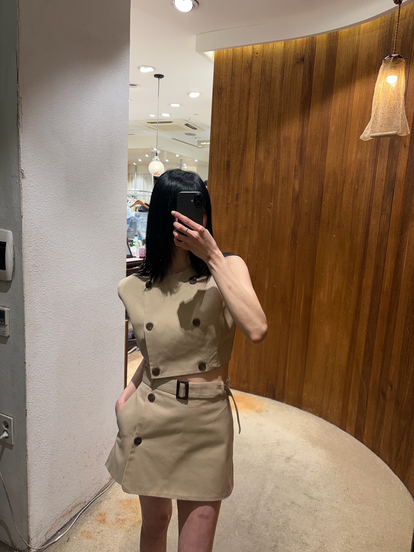 2TWO MOON東大門實拍韓國女裝新品休閑人氣推薦裙褲含腰帶2TWO MOON裙褲