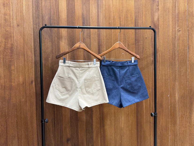 2TWO MOON東大門實拍韓國女裝新品休閑人氣推薦裙褲含腰帶2TWO MOON裙褲