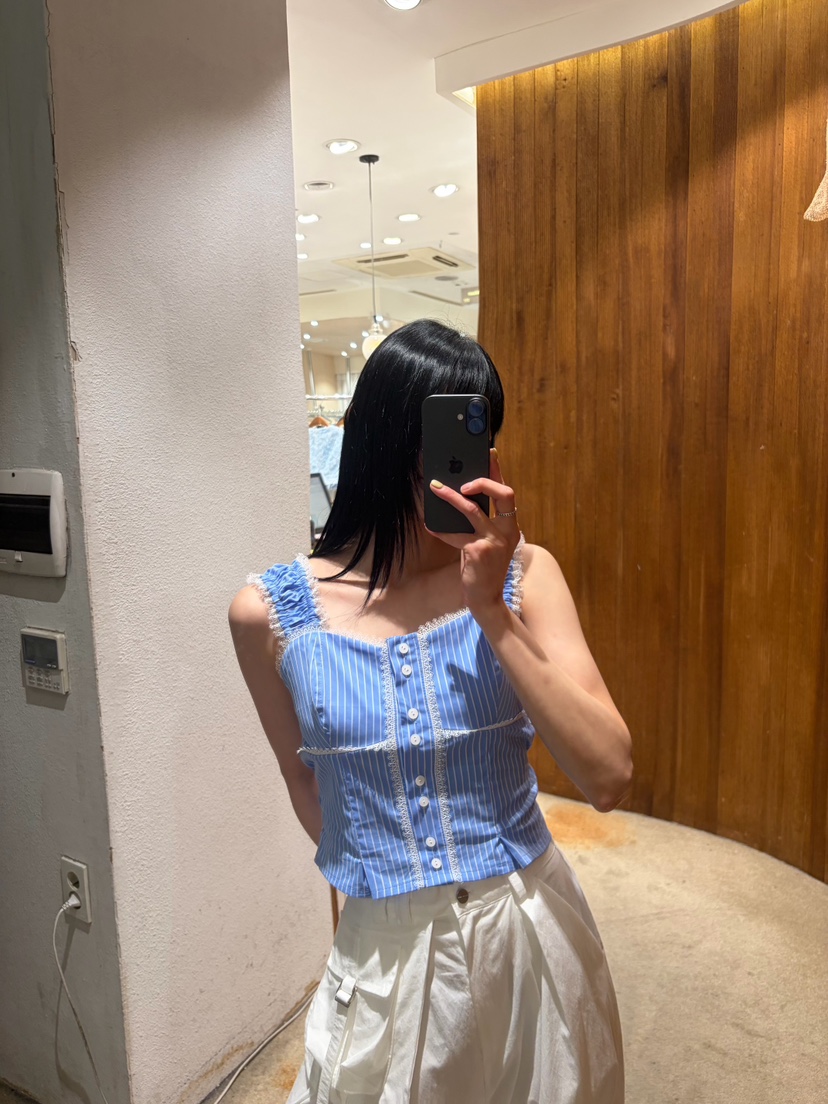 2TWO MOON韓國直郵實拍女裝新款推薦熱賣26夏季吊帶背心蕾絲2TWO MOON吊帶/背心