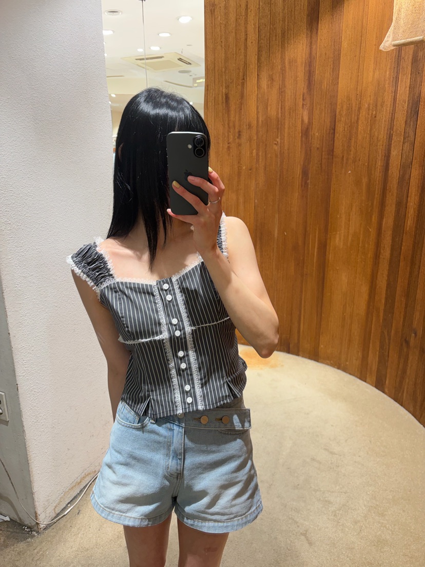 2TWO MOON韓國直郵實拍女裝新款推薦熱賣26夏季吊帶背心蕾絲2TWO MOON吊帶/背心圖色2