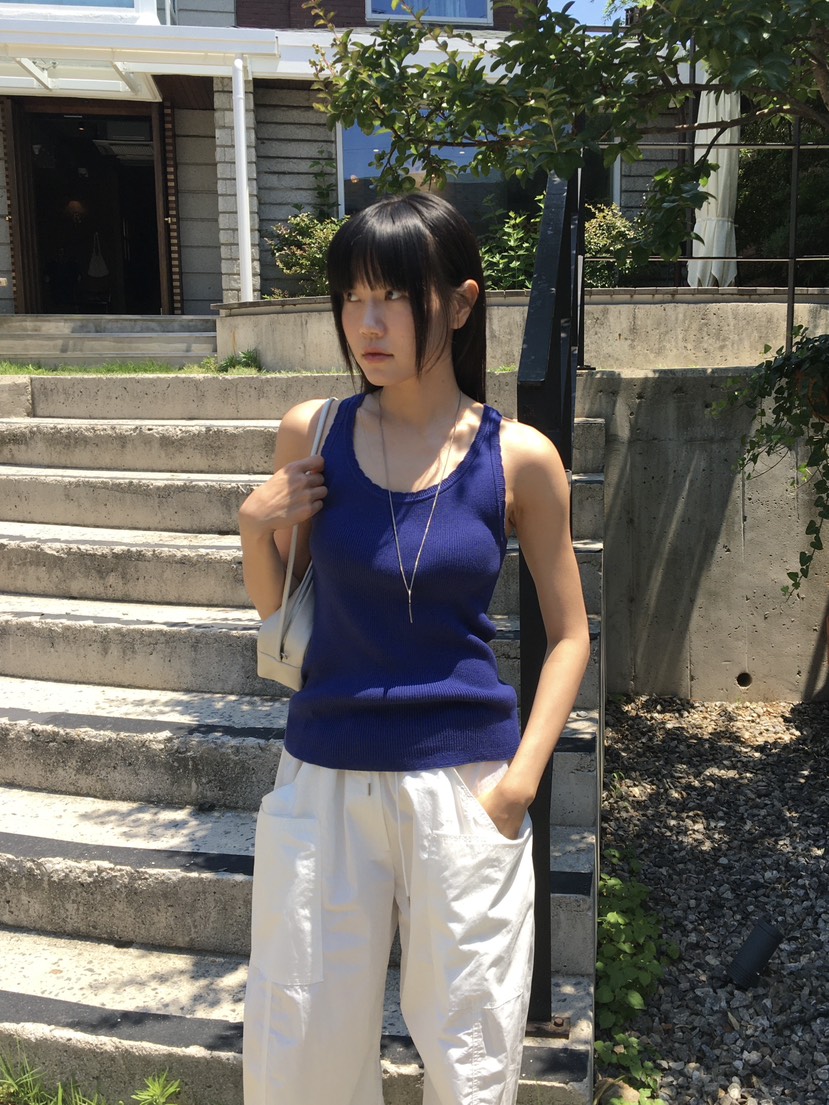 BAKING POWDER韓國代購女士新款推薦26夏季吊帶背心羅紋BAKING POWDER吊帶/背心
