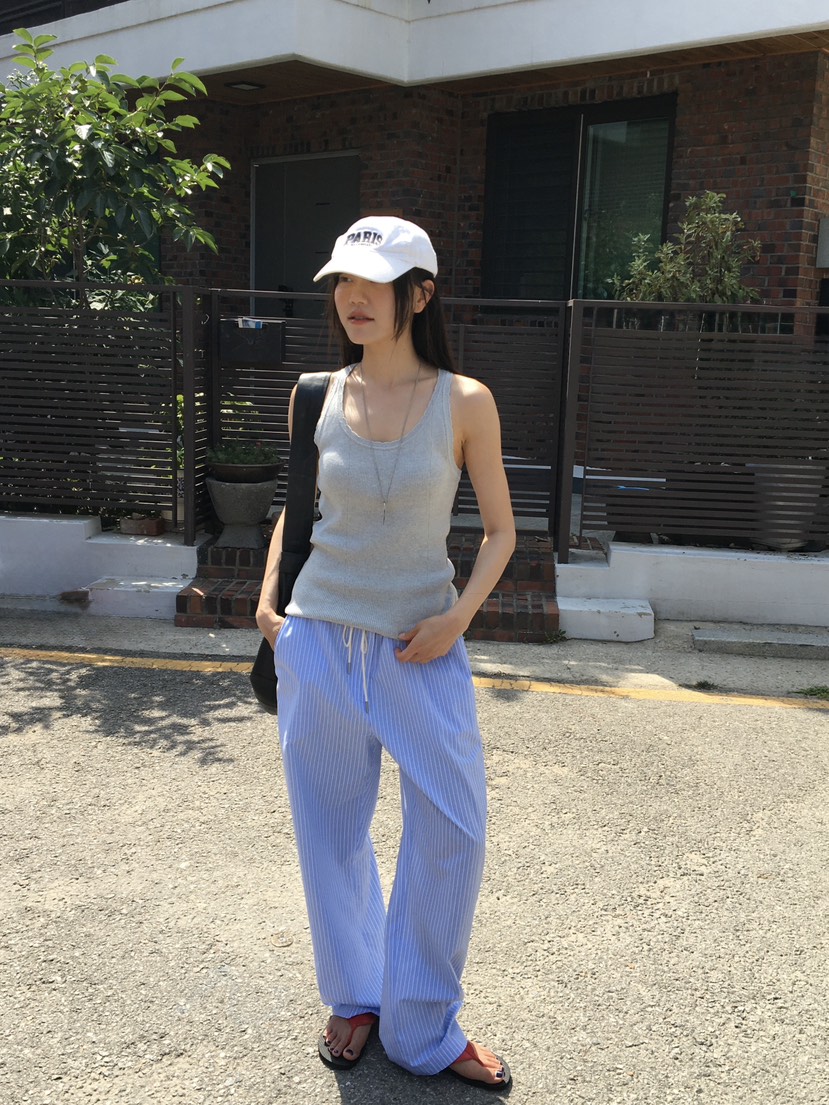 BAKING POWDER韓國代購女士新款推薦26夏季吊帶背心羅紋BAKING POWDER吊帶/背心