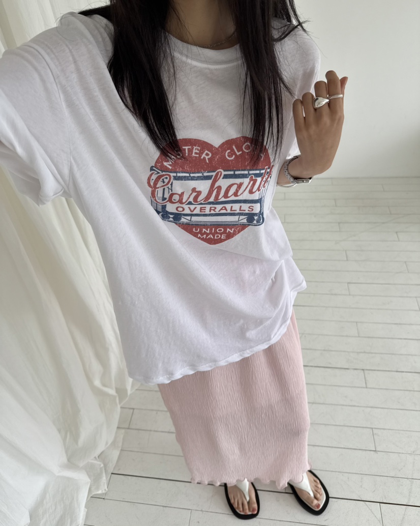 HOWDY/FACT THE NERD韓國直郵女裝新款熱賣26夏季長裙褶裥HOWDY/FACT THE NERD長裙