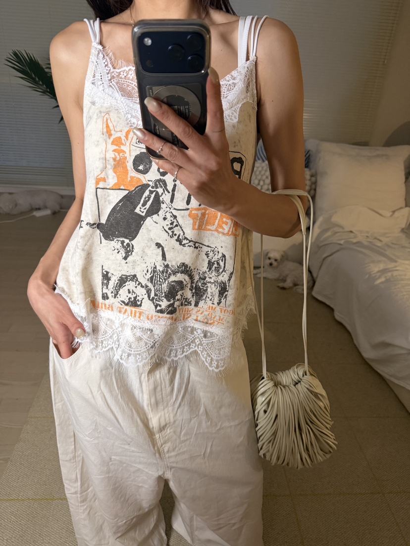 FRANC—L韓國直郵女裝新款人氣26夏季推薦時尚休閑吊帶背心FRANC吊帶/背心