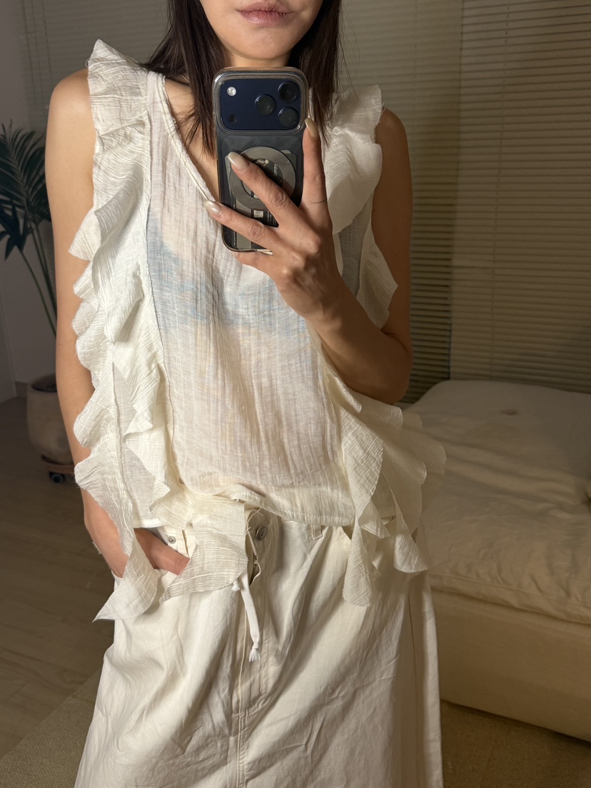 FRANC—L韓國直郵女士新品人氣熱賣26夏季推薦襯衫蕾絲衫FRANC襯衫/蕾絲衫圖色1