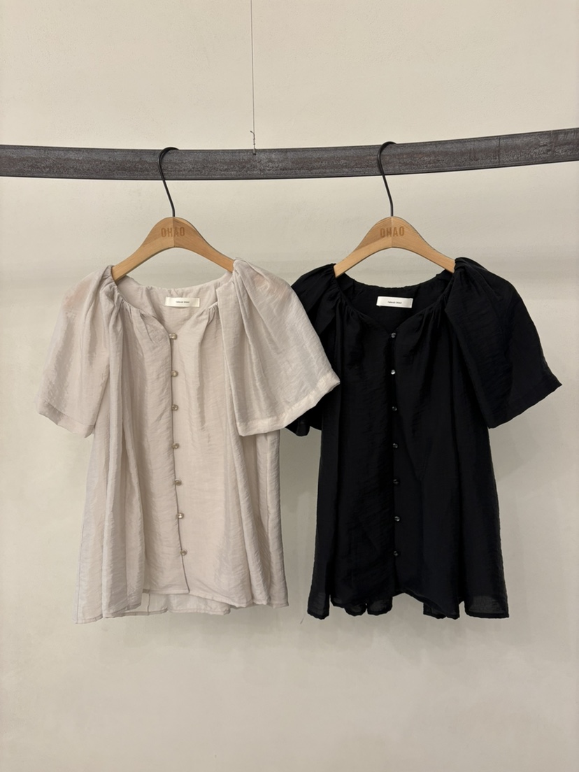 OHAO韓國直郵實拍女裝新品時尚26夏季人氣熱賣襯衫蕾絲衫OHAO/HA MONG襯衫/蕾絲衫