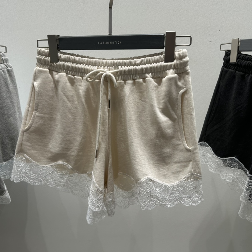 TARABY MOTION韓國代購女士新款推薦熱賣26夏季短褲刺繡TARABY MOTION短褲圖色2