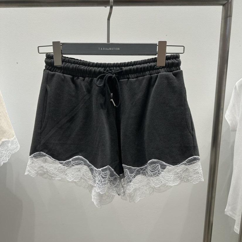 TARABY MOTION韓國代購女士新款推薦熱賣26夏季短褲刺繡TARABY MOTION短褲圖色3