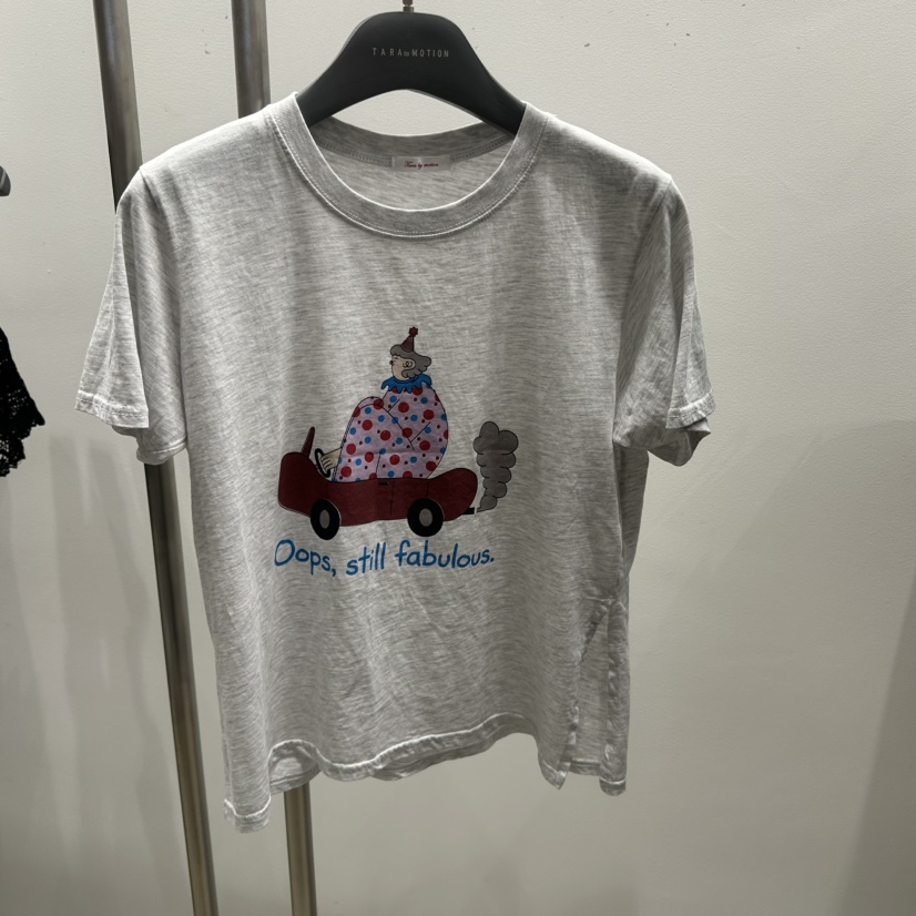 TARABY MOTION東大門實拍韓國女裝新款推薦熱賣人氣休閑T恤TARABY MOTIONT恤圖色1