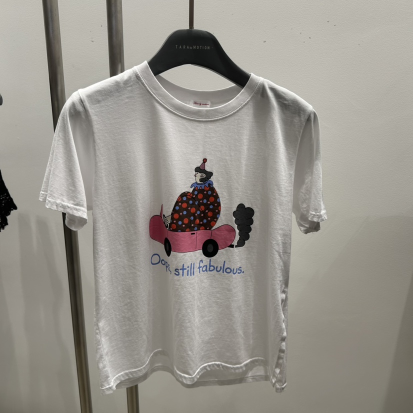 TARABY MOTION東大門實拍韓國女裝新款推薦熱賣人氣休閑T恤TARABY MOTIONT恤圖色4