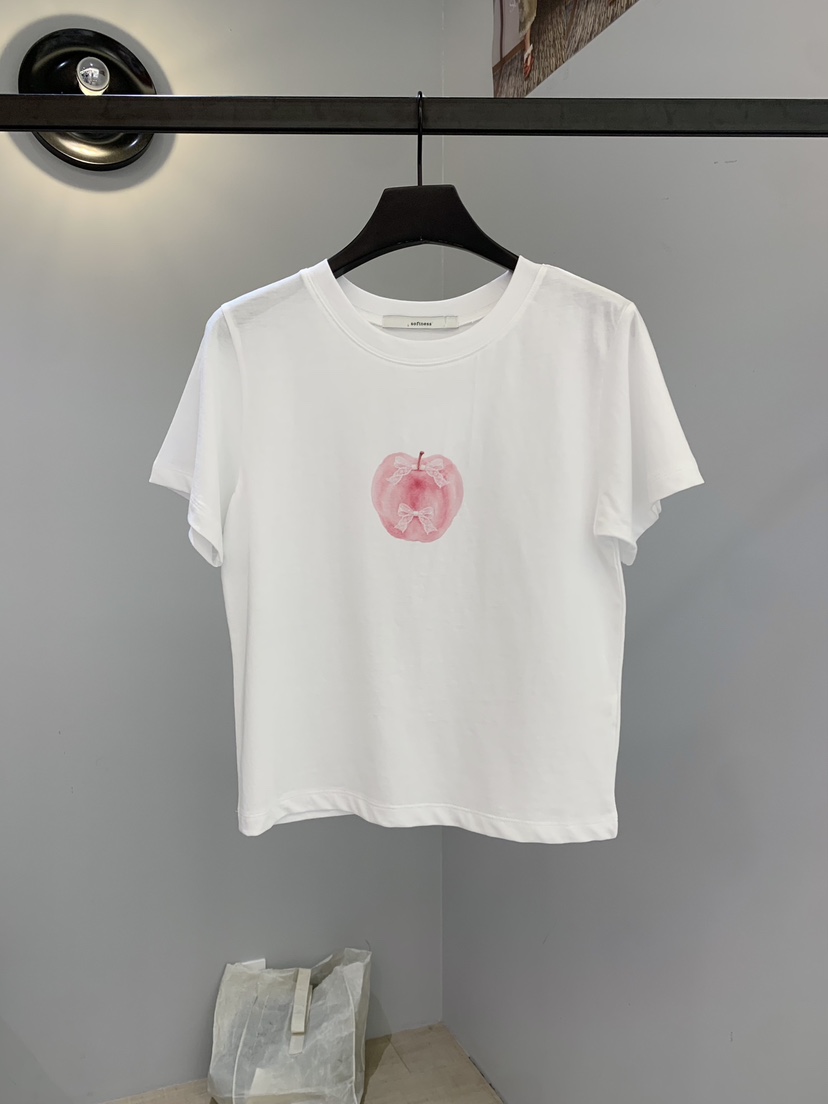 SOFTNESS韓國代購女裝新品推薦休閑人氣26夏季熱賣時尚T恤Softness/CosmicT恤圖色1