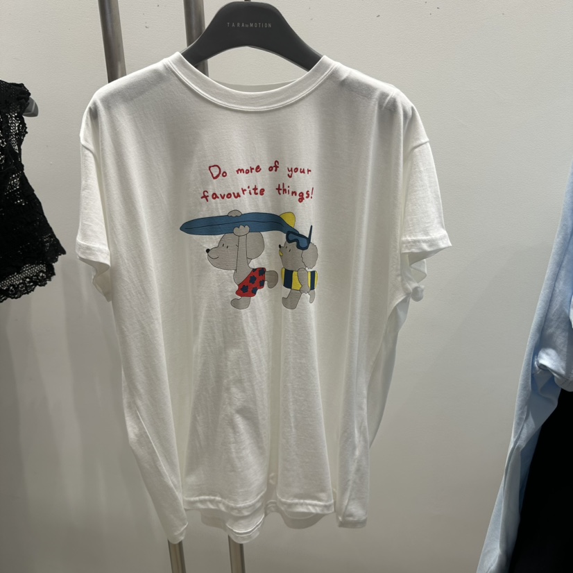 TARABY MOTION韓國直郵女裝新款26夏季推薦熱賣人氣休閑T恤TARABY MOTIONT恤圖色2