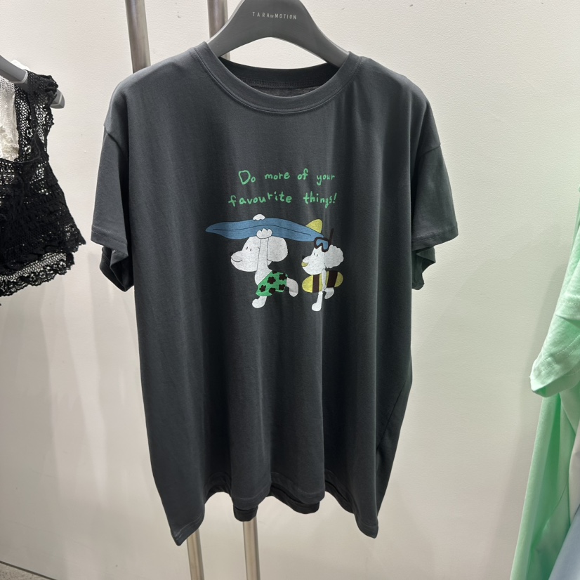 TARABY MOTION韓國直郵女裝新款26夏季推薦熱賣人氣休閑T恤TARABY MOTIONT恤圖色4