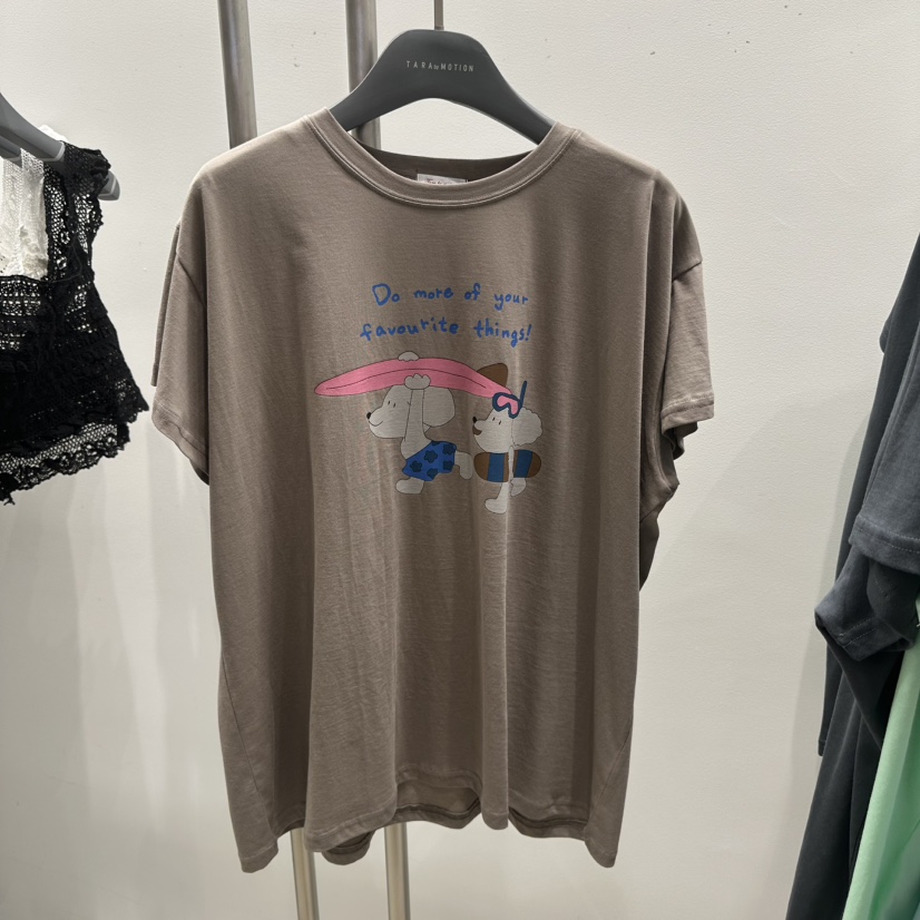 TARABY MOTION韓國直郵女裝新款26夏季推薦熱賣人氣休閑T恤TARABY MOTIONT恤圖色5