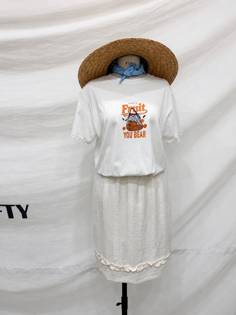 FIFTY韓國代購女裝新品人氣休閑熱賣26夏季推薦半身裙中短裙FIFTY半身裙/中短裙