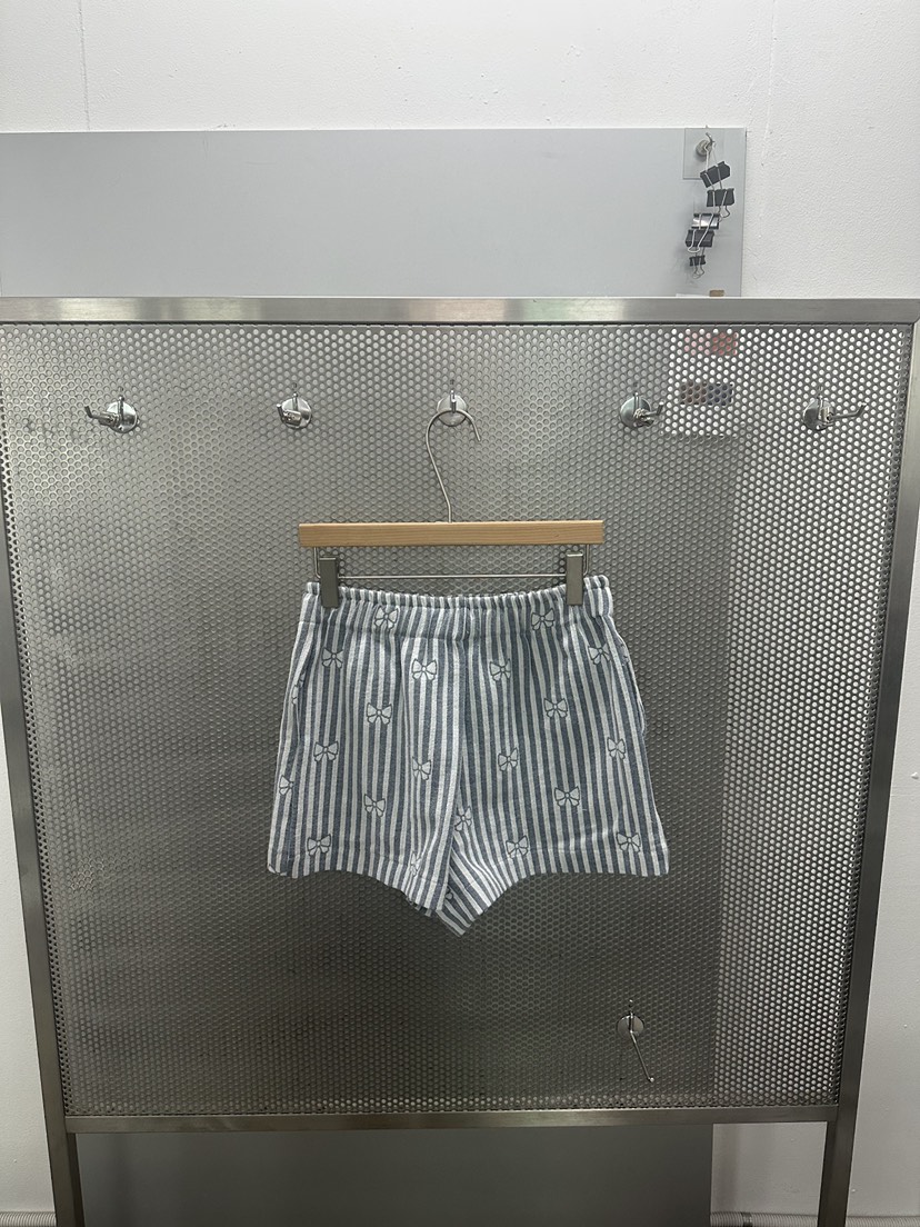 HUE/ERIA韓國直郵女士新款26夏季熱賣休閑時尚推薦短褲緞帶HUE/ERIA短褲圖色1