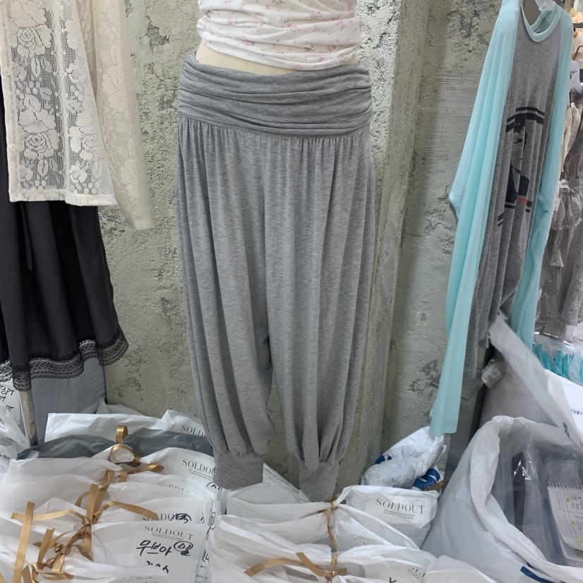 SOLD OUT韓國東大門代購女裝新款休閑時尚人氣熱賣休閑褲SOLD OUT休閑褲圖色1