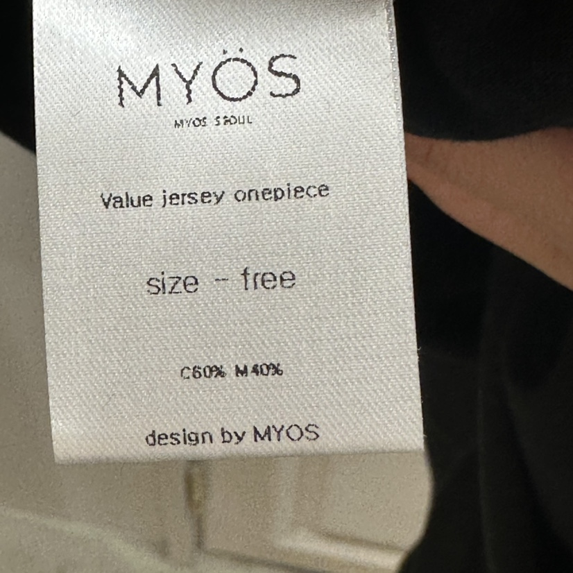 MYOS韓國直郵女士新款推薦休閑人氣時尚26夏季連衣裙不含內搭MYOS連衣裙