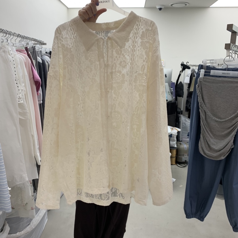 SOLD OUT韓國東大門代購女裝新品熱賣人氣推薦襯衫蕾絲衫SOLD OUT襯衫/蕾絲衫圖色1