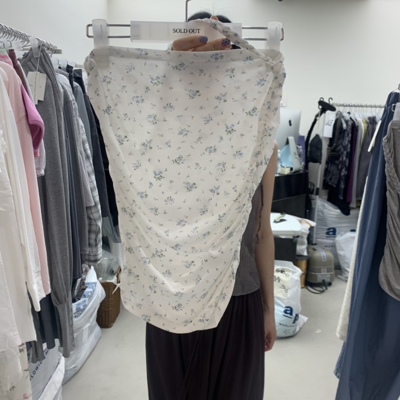 SOLD OUT韓國代購女裝新款熱賣人氣推薦休閑吊帶背心露肩SOLD OUT吊帶/背心圖色3