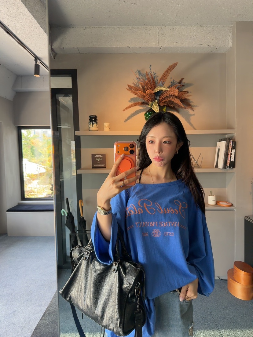 PALETTE-Q東大門實拍韓國女裝新品時尚熱賣休閑推薦人氣T恤PALETTE-QT恤
