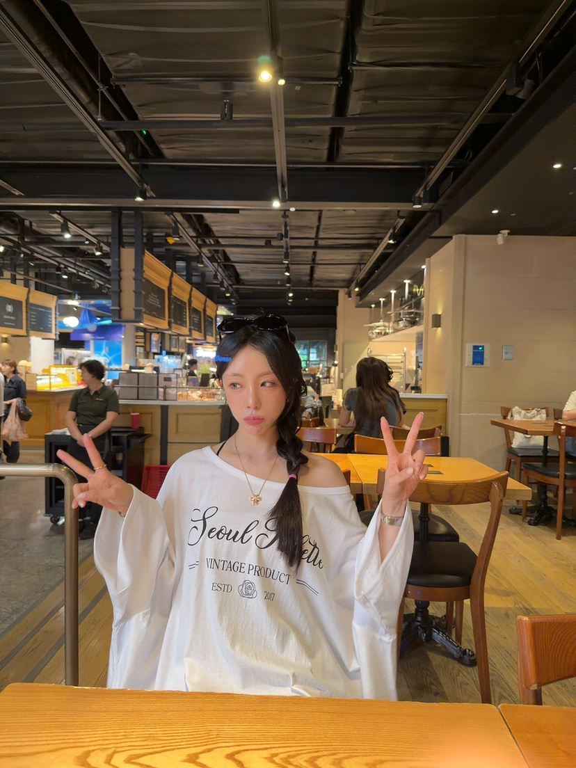PALETTE-Q東大門實拍韓國女裝新品時尚熱賣休閑推薦人氣T恤PALETTE-QT恤