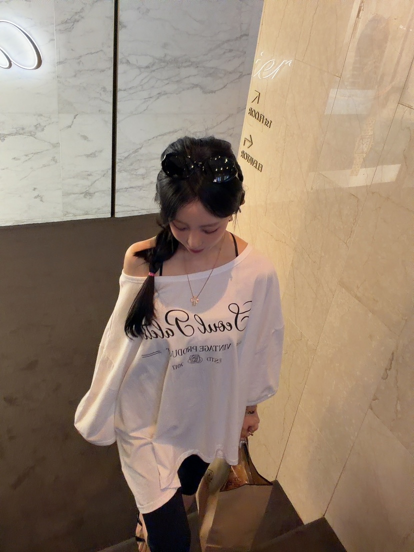 PALETTE-Q東大門實拍韓國女裝新品時尚熱賣休閑推薦人氣T恤PALETTE-QT恤