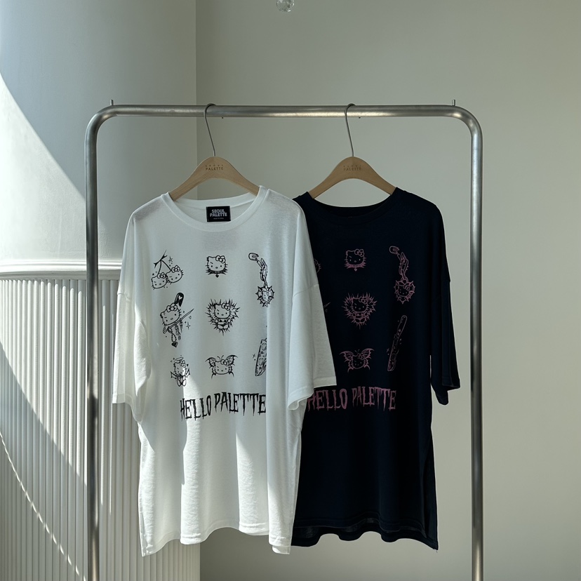 PALETTE-Q東大門實拍韓國女士新款推薦休閑26夏季熱賣T恤PALETTE-QT恤