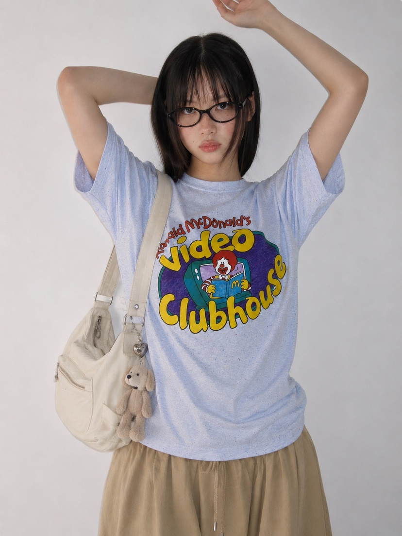 BLUE BANANA韓國代購女士新品休閑26夏季人氣推薦熱賣T恤BLUE BANANAT恤圖色1